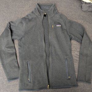 Navy Blue Patagonia Full Zip Fleece